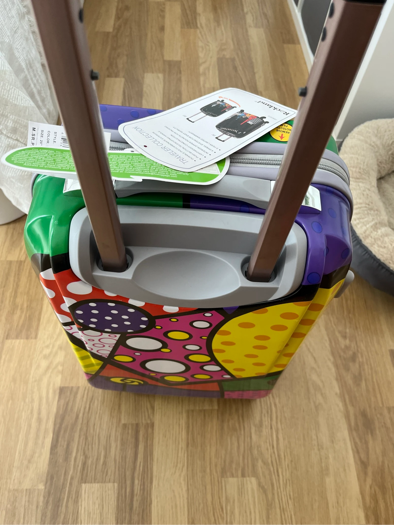 Rockland travel suitcase – photo 3